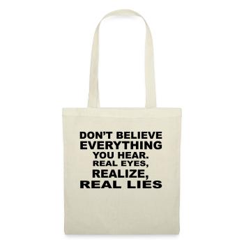 Don't Believe Lies - Tote Bag - nature - Front