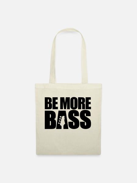 be more bass - Stoffbeutel - Natur