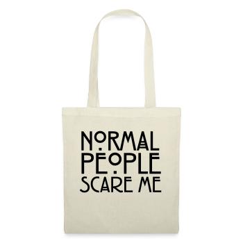 Normal People Scare Me - Sac en tissu - nature - Devant