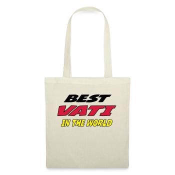 Best vati in the world - Tote Bag - nature - Front