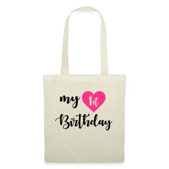 1st birthday - Tote Bag - nature - Front