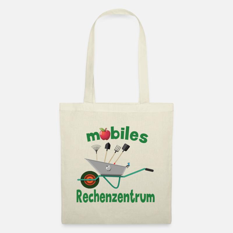 mobiles Rechenzentrum Geschenkidee Admin - Stoffbeutel - Natur