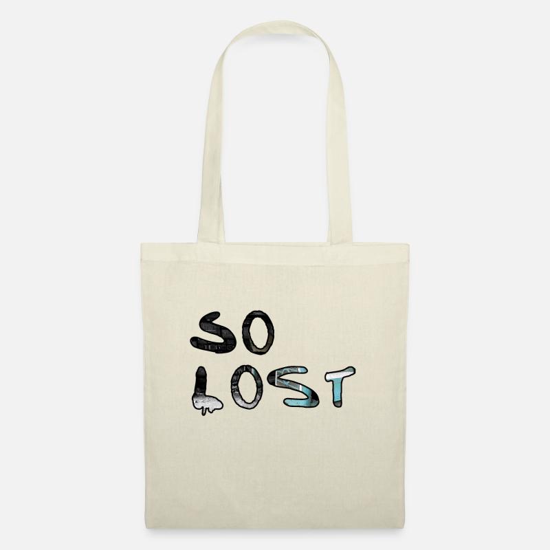 So Lost Black - Stoffbeutel - Natur