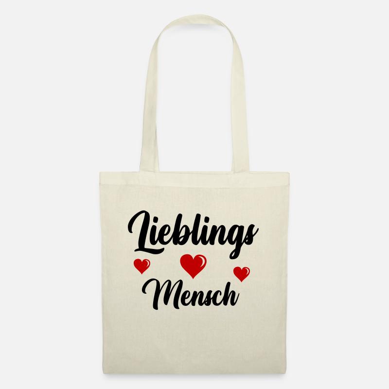 Lieblings Mensch - Stoffbeutel - Natur