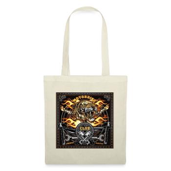 Tiger Biker - Tote Bag - nature - Front