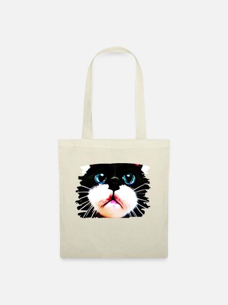 Cracy cat 7 - Stoffbeutel - Natur