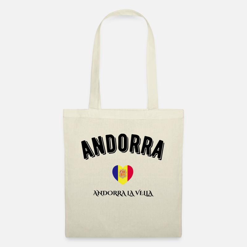 Andorra - Stoffbeutel - Natur