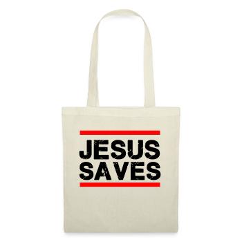 jesus saves - Stoffbeutel - Natur - Vorne