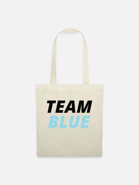 Team Blau - Team Blue - Stoffbeutel - Natur