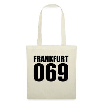 069 Francfort – Notre ville Ville de #Frankfurt - Sac en tissu - nature - Devant