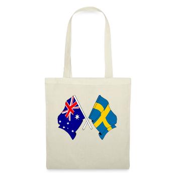 Flag of Australia, Sweden - Tote Bag - nature - Front