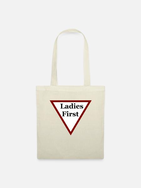 Ladies First - Stoffbeutel - Natur