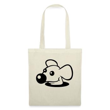 Souris Grand Nez Trou Inférieur Trou De Souris Peeps Mignon - Sac en tissu - nature - Devant