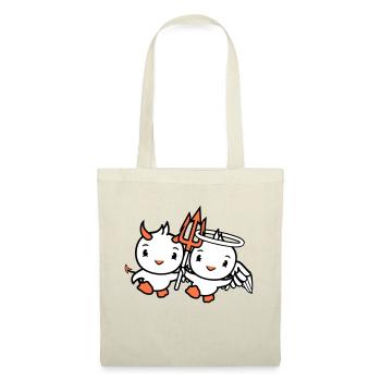 Birds Angel Sky Devil Horns Satan Hell Evil - Tote Bag - nature - Front