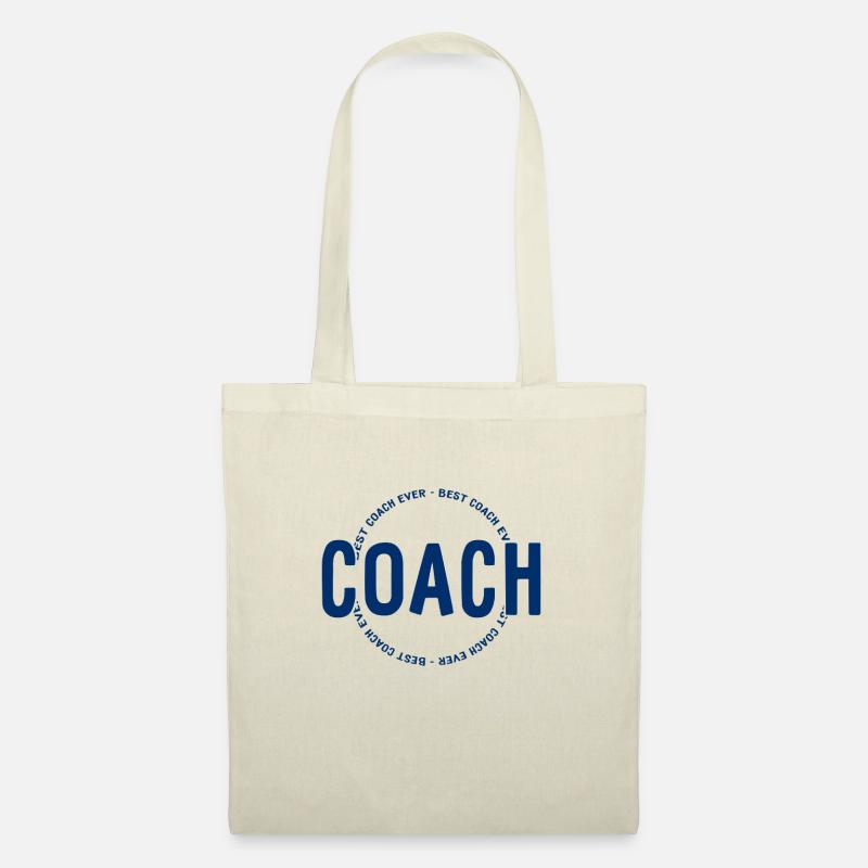 Best Coach Ever - Trainer - Training - Stoffbeutel - Natur