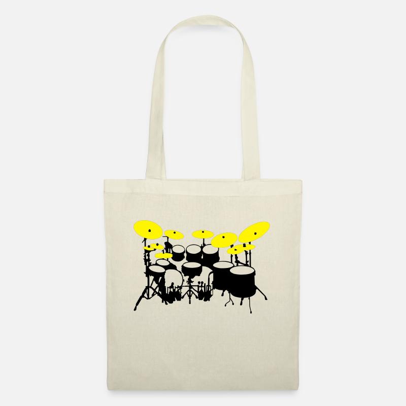 Large drumkit - Tote Bag - nature