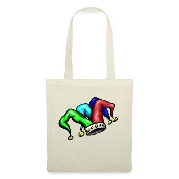 casquette de chapeau Jongleurs bouffon avec des cloches - Sac en tissu - nature - Devant