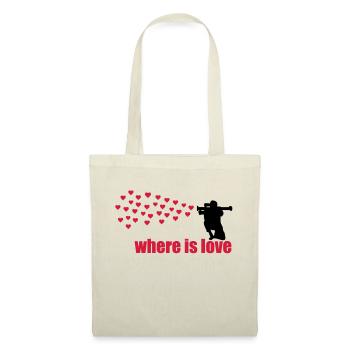where is love - Stoffbeutel - Natur - Vorne