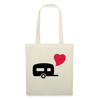 camping_love - Sac en tissu - nature - Devant
