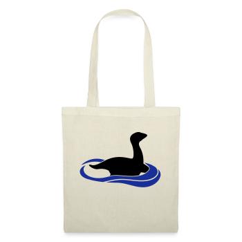 Dinosaur loch ness monster in the water - Tote Bag - nature - Front