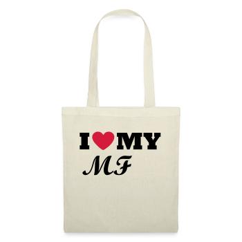 I Love my MF - Tote Bag - nature - Front