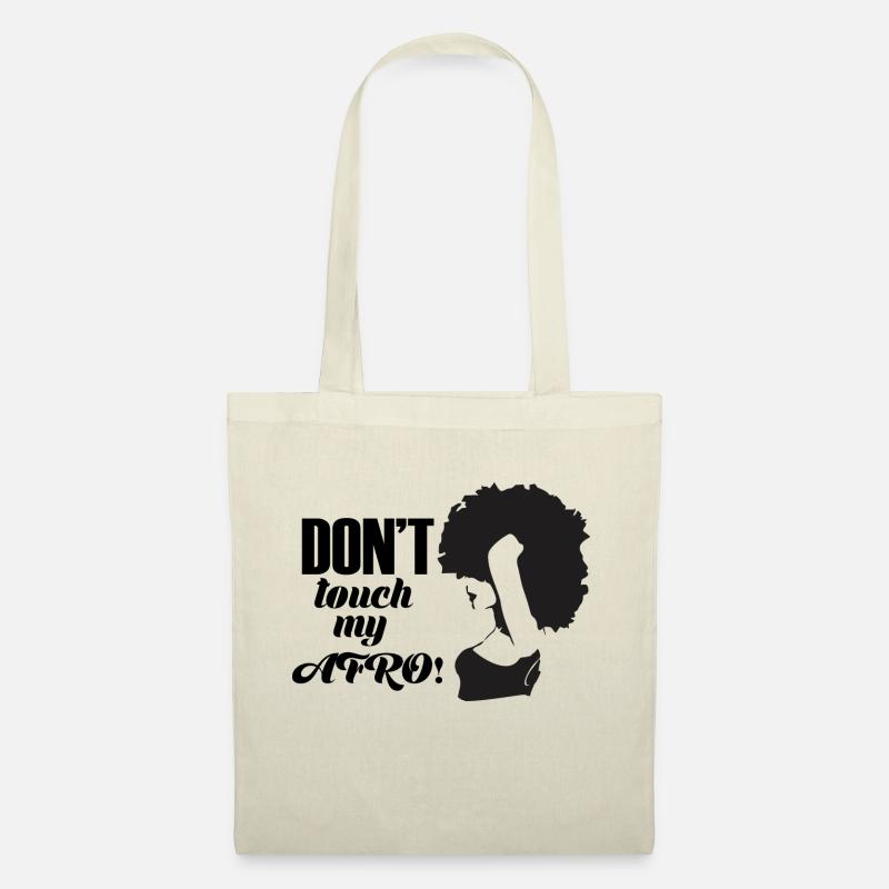 Don't touch my AFRO! - Stoffbeutel - Natur