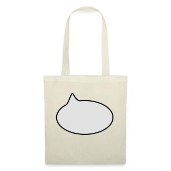 Ballon / / dessin animé / / dire / / déclaration - Sac en tissu - nature - Devant