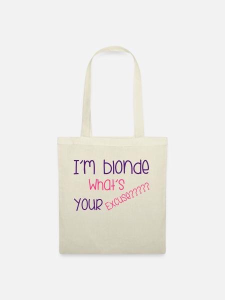 I'm Blonde - Stoffbeutel - Natur