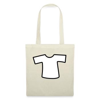 oberteil kleidung heiss t shirt kleidung anziehen - Stoffbeutel - Natur - Vorne
