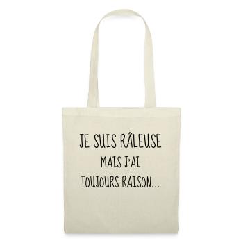 Râleuse - Raleuse - Citation - Humour - Comique - Sac en tissu - nature - Devant