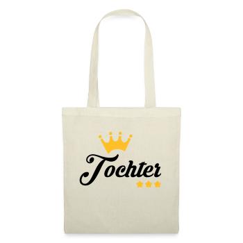 Fils / Fille / Petit-Fils / Petite-Fille - Sac en tissu - nature - Devant