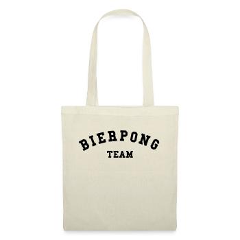 Bierpong Team - Stoffbeutel - Natur - Vorne