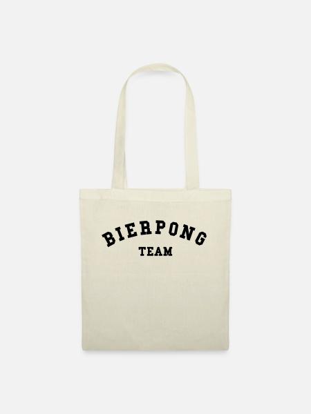 Bierpong Team - Stoffbeutel - Natur