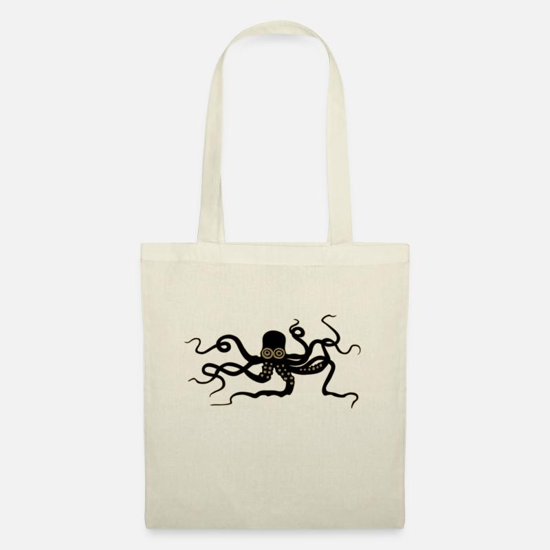 Octopus Carnival von ZzoozZ Logo - Stoffbeutel - Natur
