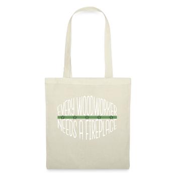 cool logging lumberjackwoodworking - Tote Bag - nature - Front