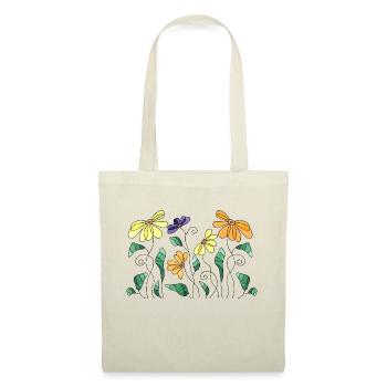 Fleur - Sac en tissu - nature - Devant