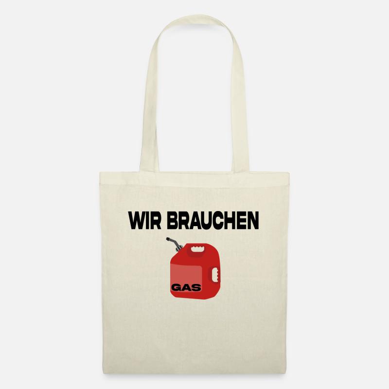 Wir brauchen Gas - Stoffbeutel - Natur