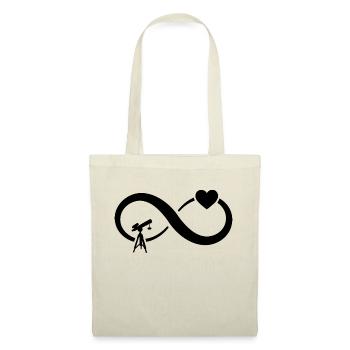 Infinity Heart and Astronomy - - Tote Bag - nature - Front