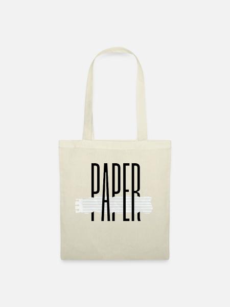 Papier - Stoffbeutel - Natur