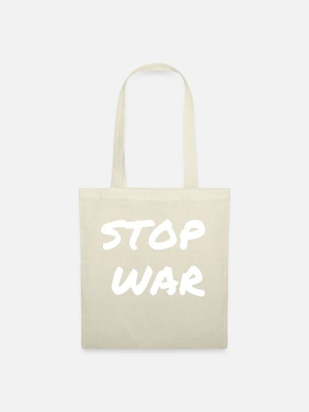 Stop War - Stoffbeutel - Natur