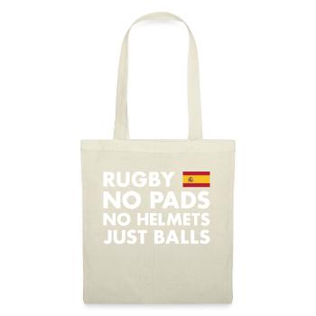 Rugby No Pads No Helmets Just Balls Spain Rugby - Tote Bag - nature - Front