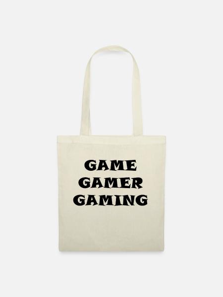 Game Gaming PC - Stoffbeutel - Natur