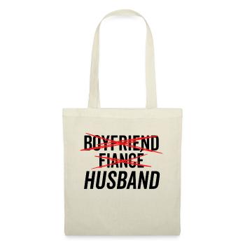 Boyfriend Fiancé Husband - Tote Bag - nature - Front