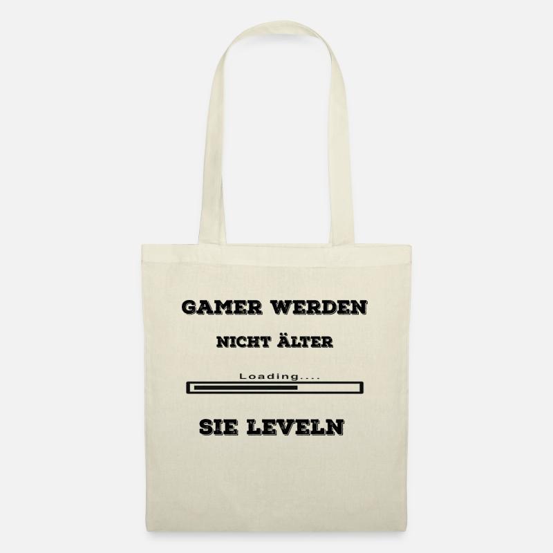 Gamer werden nicht älter - Stoffbeutel - Natur
