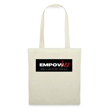 EmpowHer - Make Everything Possible - Stoffbeutel - Natur - Vorne