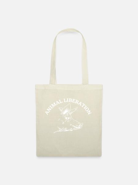 Animal Liberation Schwein - Stoffbeutel - Natur