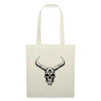 Demon Skull Grin - Tote Bag - nature - Front