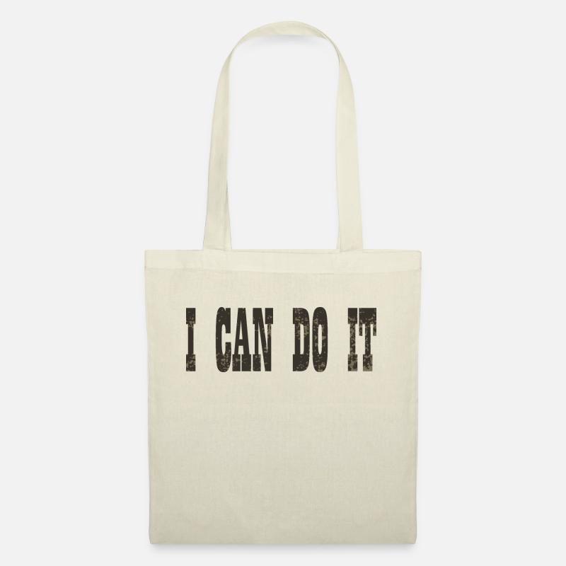 i can do it - Sac en tissu - nature