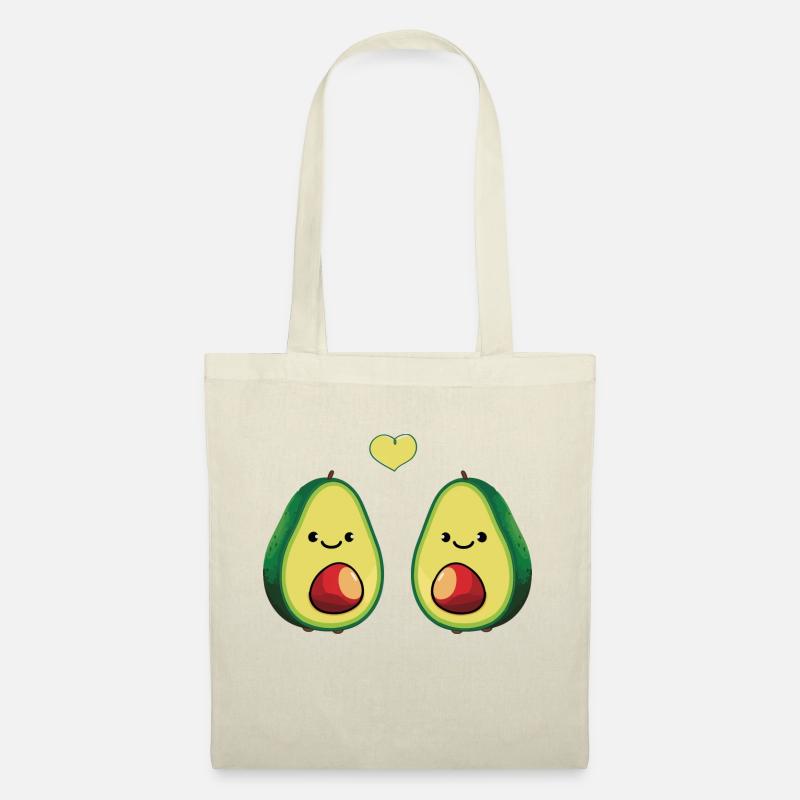 avocado sweet love - Stoffbeutel - Natur