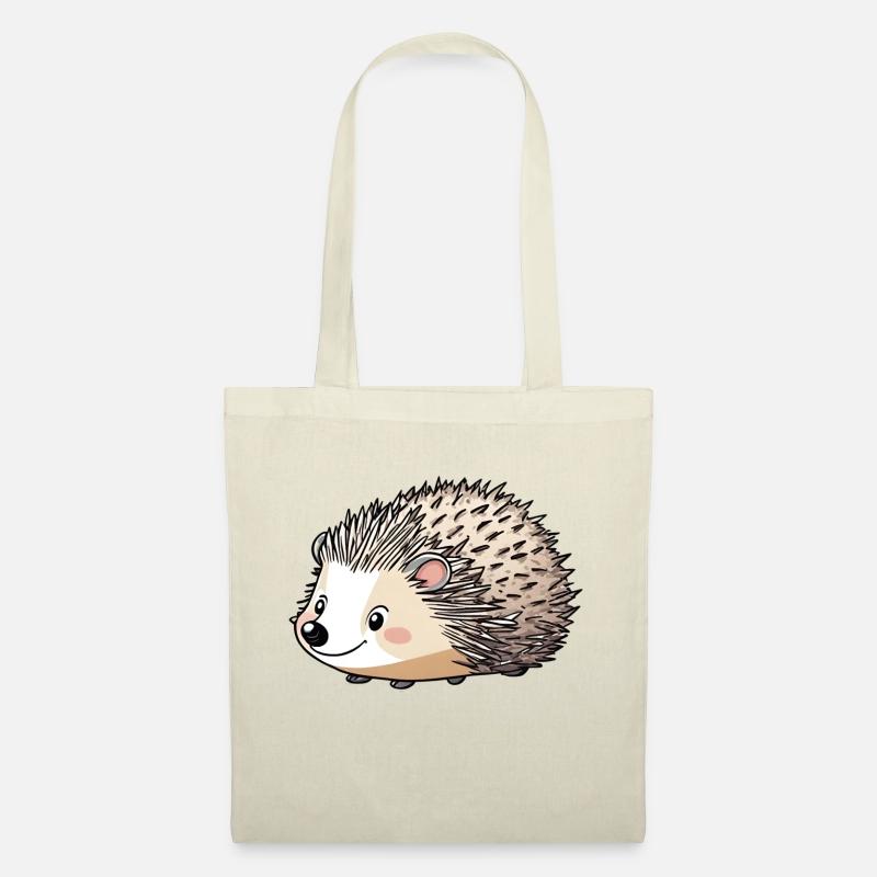 Igel - Stoffbeutel - Natur
